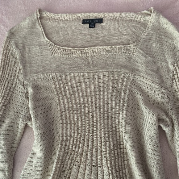 flowey creme flare sleeve top - Picture 5 of 5